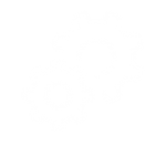 An icon of two gears